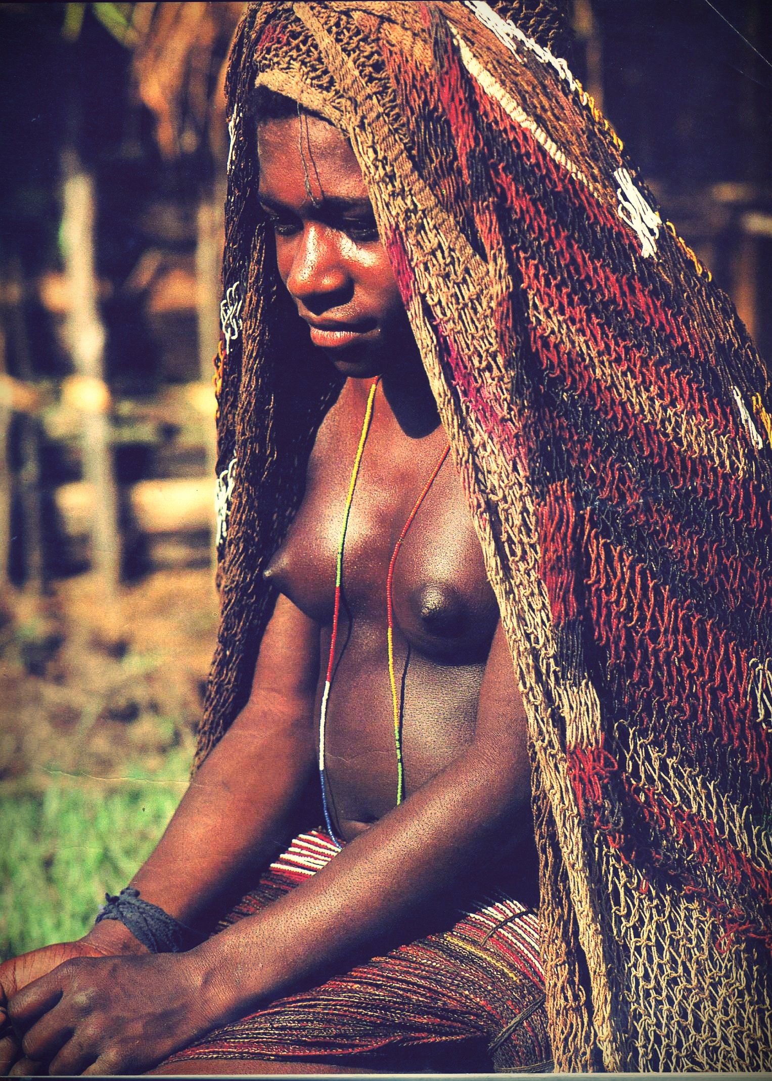 Indigenous woman naked.